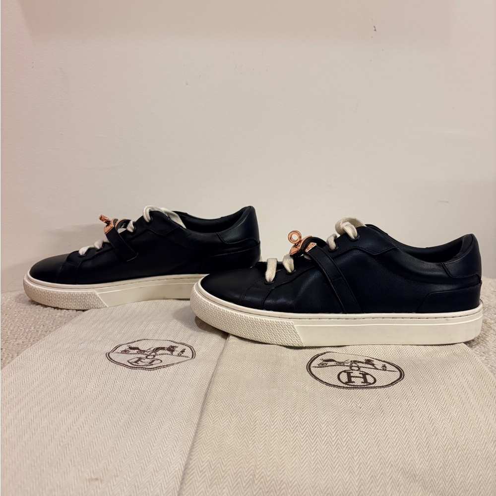 Hermès Day Leather Sneakers - Picture 4 of 6